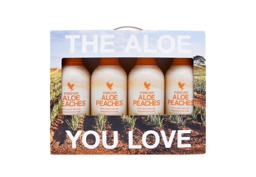 4-Pack Aloe Peaches